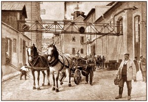 Smíchovský pivovar - historické foto